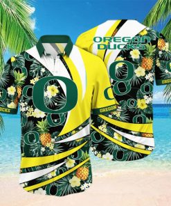 NCAA Oregon Ducks Hawaiian Shirt Pineapple Pattern Trendy Summer Gift