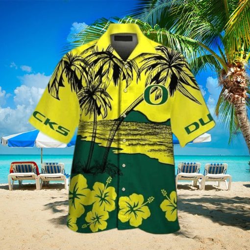 NCAA Oregon Ducks Hawaiian Shirt Practical Beach Gift For Him