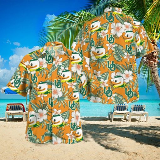 NCAA Oregon Ducks Hawaiian Shirt Summer Aloha Beach Gift For Friend