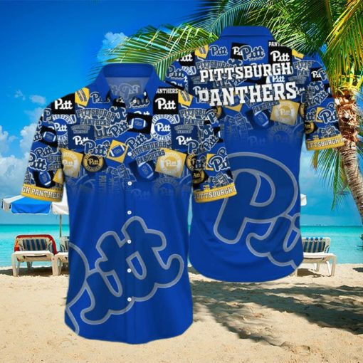 NCAA Pitt Panthers Hawaiian Shirt Beach Gift For Him