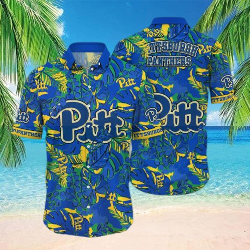 NCAA Pitt Panthers Hawaiian Shirt Birthday Gift For Beach Lovers