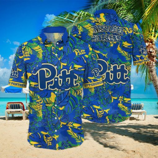 NCAA Pitt Panthers Hawaiian Shirt Birthday Gift For Beach Lovers