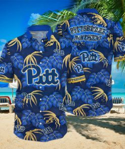 NCAA Pitt Panthers Hawaiian Shirt Palm Leaves Trendy Summer Gift