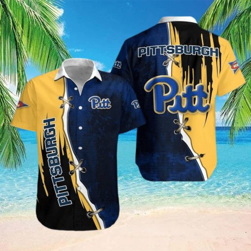 NCAA Pitt Panthers Hawaiian Shirt Practical Beach Gift For Him