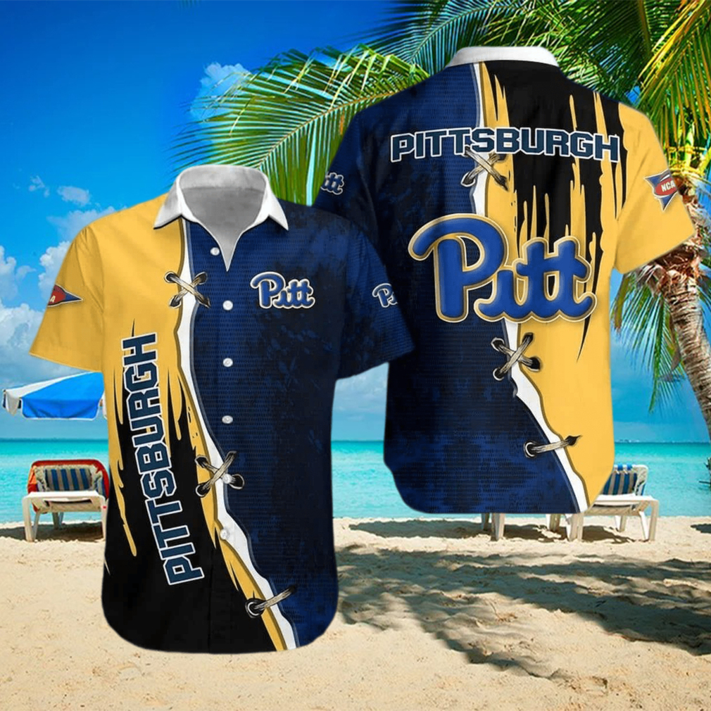 Pittsburgh Panthers NCAA Flower Classic All Over Print Hawaiian Shirt -  Limotees