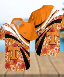 NCAA Tennessee Volunteers Hawaiian Shirt Hibiscus Flowers Summer Aloha