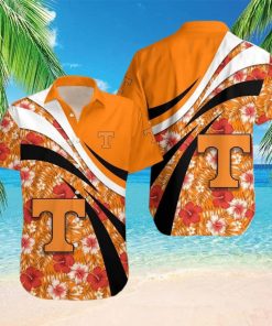 NCAA Tennessee Volunteers Hawaiian Shirt Hibiscus Flowers Summer Aloha