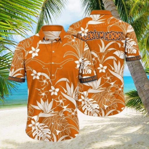 NCAA Texas Longhorns Hawaiian Shirt Beach Gift For Friend hawaiian shirt