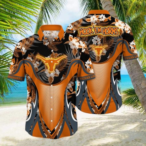 NCAA Texas Longhorns Hawaiian Shirt Gift For Beach Vacation hawaiian shirt