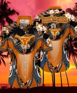 NCAA Texas Longhorns Hawaiian Shirt Gift For Beach Vacation hawaiian shirt