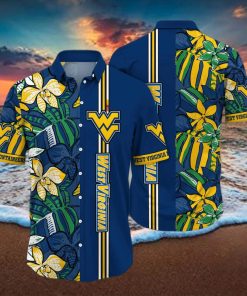 NCAA West Virginia Mountaineers WVU Hawaiian Shirt Beach Gift For Friend