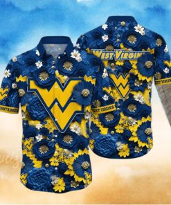 NCAA West Virginia Mountaineers WVU Hawaiian Shirt Beach Vacation Gift