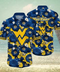 NCAA West Virginia Mountaineers WVU Hawaiian Shirt Beach Vacation Gift