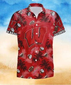 NCAA Wisconsin Badgers Hawaiian Shirt Beach Gift For Friend