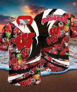 NCAA Wisconsin Badgers Hawaiian Shirt