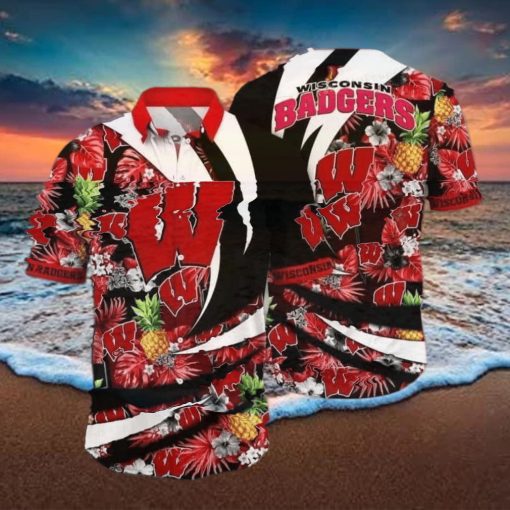 NCAA Wisconsin Badgers Hawaiian Shirt