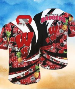 NCAA Wisconsin Badgers Hawaiian Shirt