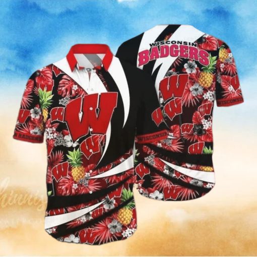 NCAA Wisconsin Badgers Hawaiian Shirt