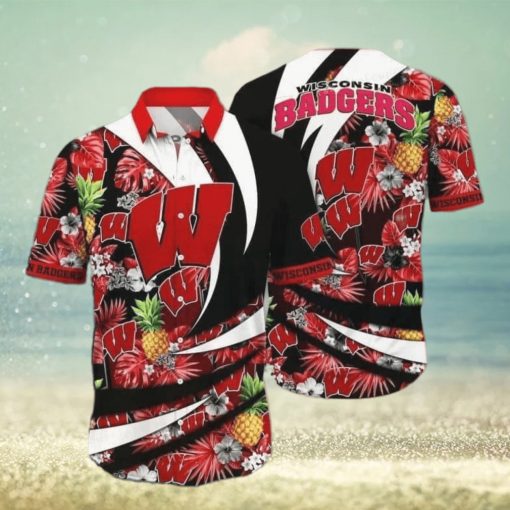 NCAA Wisconsin Badgers Hawaiian Shirt