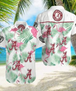 NCAAA Labama Crimson Tide Hawaiian Shirt Flamingo Aloha Gift For Beach Trip