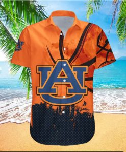 NCAA_ANCAA Auburn Tigers Hawaiian Shirt Grunge Pattern Gift For Beach Lovers hawaiian shirt