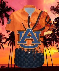 NCAA_ANCAA Auburn Tigers Hawaiian Shirt Grunge Pattern Gift For Beach Lovers hawaiian shirt