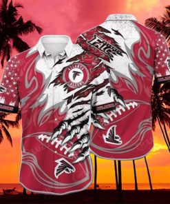 NFL Atlanta Falcons Hawaiian Shirt Beach Gift For Dad hawaiian shirt