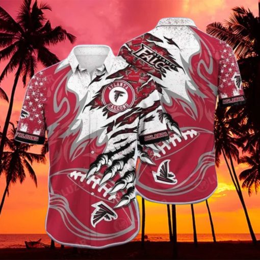 NFL Atlanta Falcons Hawaiian Shirt Beach Gift For Dad hawaiian shirt