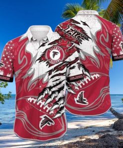 NFL Atlanta Falcons Hawaiian Shirt Beach Gift For Dad hawaiian shirt