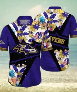 NFL Baltimore Ravens Hawaiian Shirt Practical Beach Gift For Him