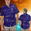 Race Day And Bud Light Beer Funny Hawaiian Shirt Tropical Flowers