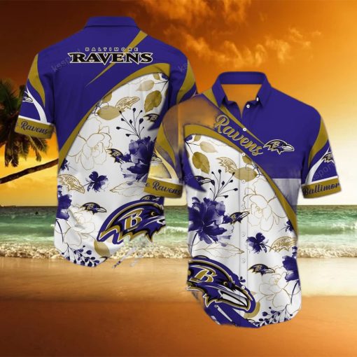 NFL Baltimore Ravens Hawaiian Shirt Summer Gift For Friends