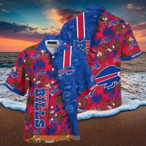 NFL Buffalo Bills Hawaiian Shirt Birthday Gift For Beach Lovers