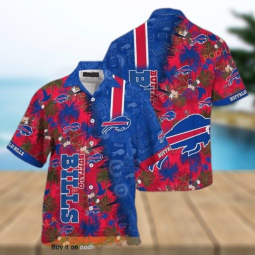 NFL Buffalo Bills Hawaiian Shirt Birthday Gift For Beach Lovers