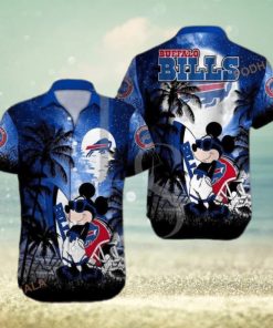 NFL Buffalo Bills Hawaiian Shirt Disney Mickey Mouse Palm Tree