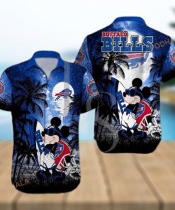 NFL Buffalo Bills Hawaiian Shirt Disney Mickey Mouse Palm Tree