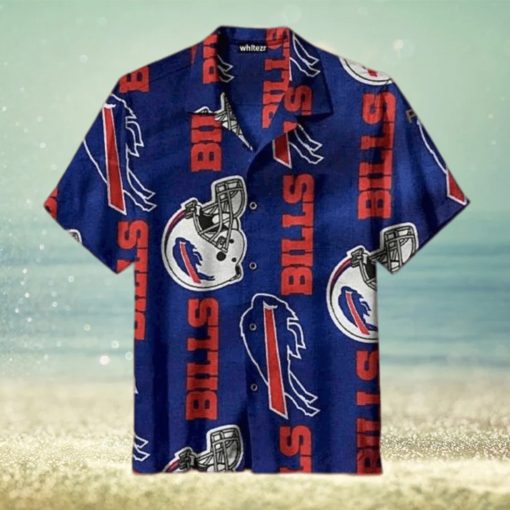 NFL Buffalo Bills Hawaiian Shirt Football Helmet Beach Lovers Gift