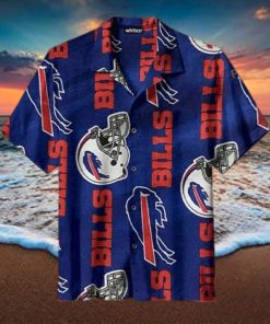 NFL Buffalo Bills Hawaiian Shirt Football Helmet Beach Lovers Gift