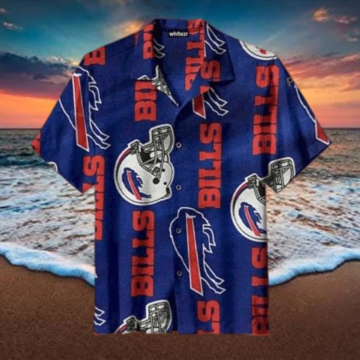 NFL Buffalo Bills Hawaiian Shirt Football Helmet Beach Lovers Gift