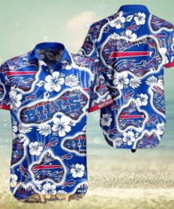 NFL Buffalo Bills Hawaiian Shirt Hibiscus Flowers Pattern