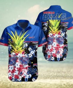 NFL Buffalo Bills Hawaiian Shirt Pineapple Pattern Beach Gift For Friend