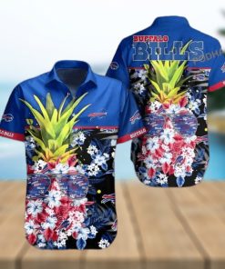 NFL Buffalo Bills Hawaiian Shirt Pineapple Pattern Beach Gift For Friend