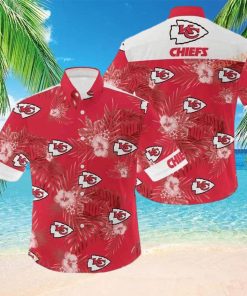 NFL Kansas City Chiefs Hawaiian Shirt Hibiscus Flower Pattern Beach Gift