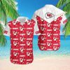 NFL Kansas City Chiefs Hawaiian Shirt Mickey and Flowers