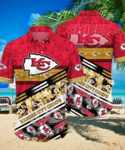 Kansas City Chiefs Cannabis All Over Printed Short Sleeve Hawaiian