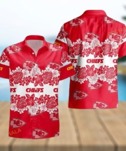 NFL Kansas City Chiefs Hawaiian Shirt Tropical Pattern Summer Aloha