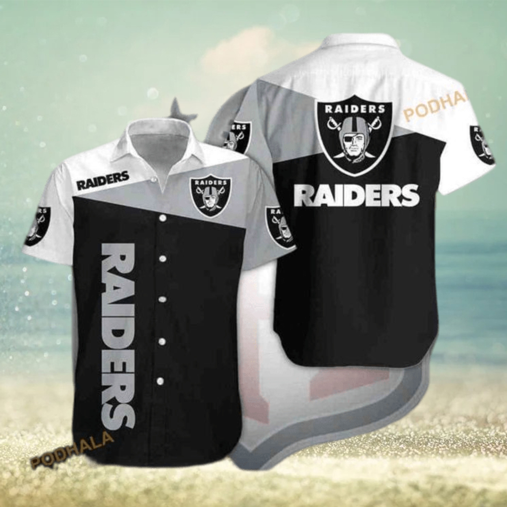 Las Vegas Raiders NFL Football 3D Hawaiian Shirt And Shorts For