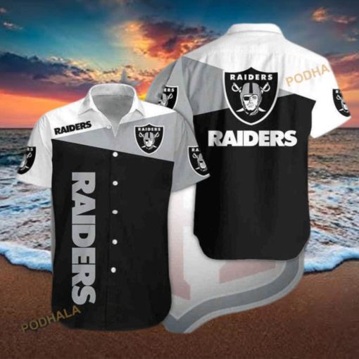 NFL Las Vegas Raiders Hawaiian Shirt  Practical Beach Gift