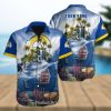 Maine Coon Cat Floral Pattern Hawaiian Shirts