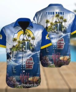 NFL Los Angeles Rams Hawaiian Shirt Hot Summer 2023